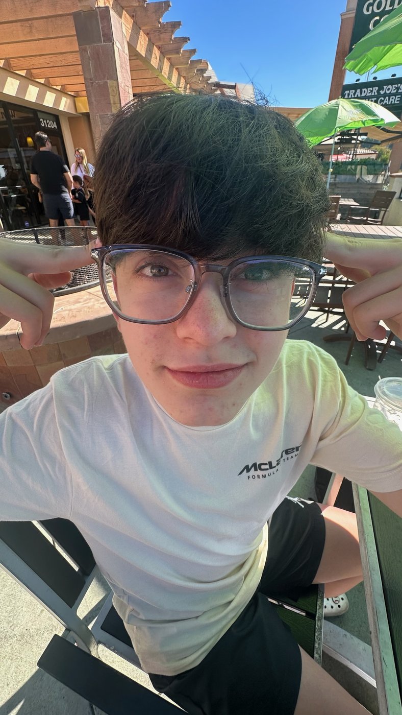 Nick at age 14 (2023)